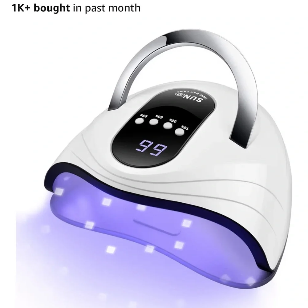 SUNUV White and Purple LED Nail Lamp - Picture 1 of 3